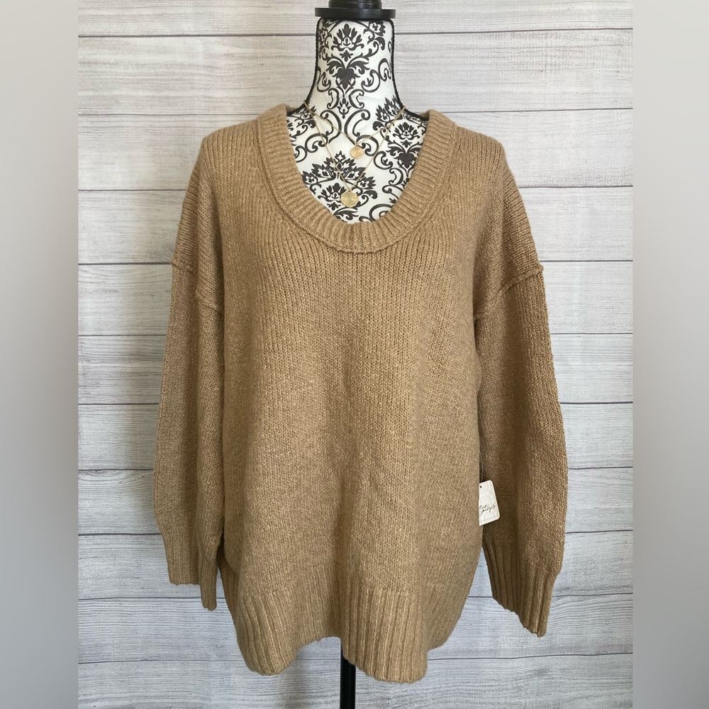 Free People | NWT Women’s Brookside Tunic Knit Sweater - Picture 2 of 9